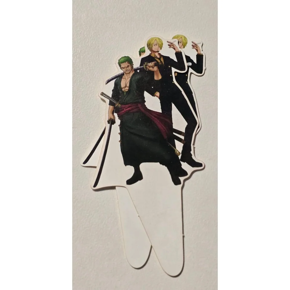 One‎ Piece Anime Cupcake Toppers, Multicolored